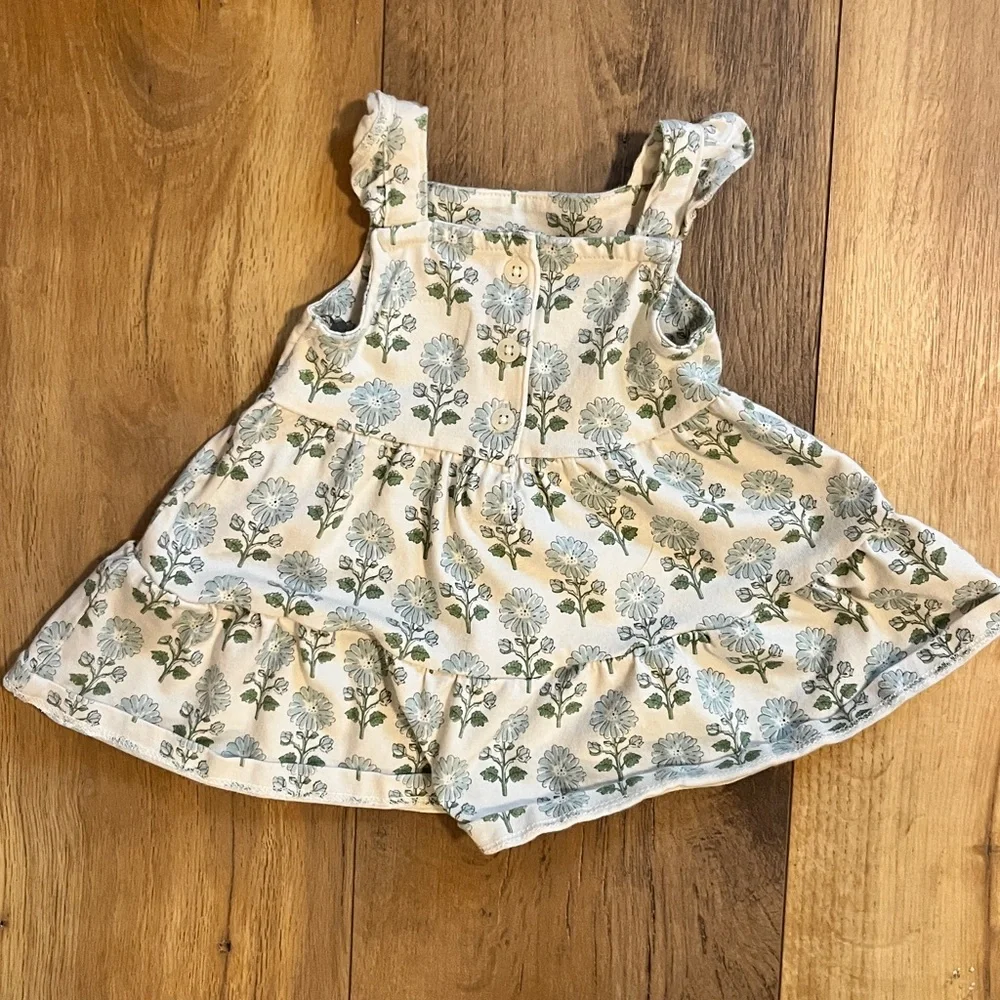 Floral Tiered Little Planet Dress Set